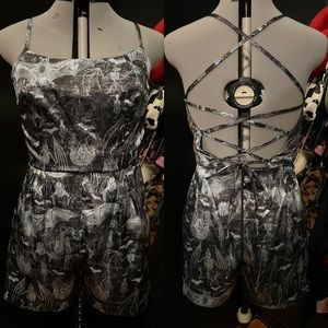 Gothic Bat Romper